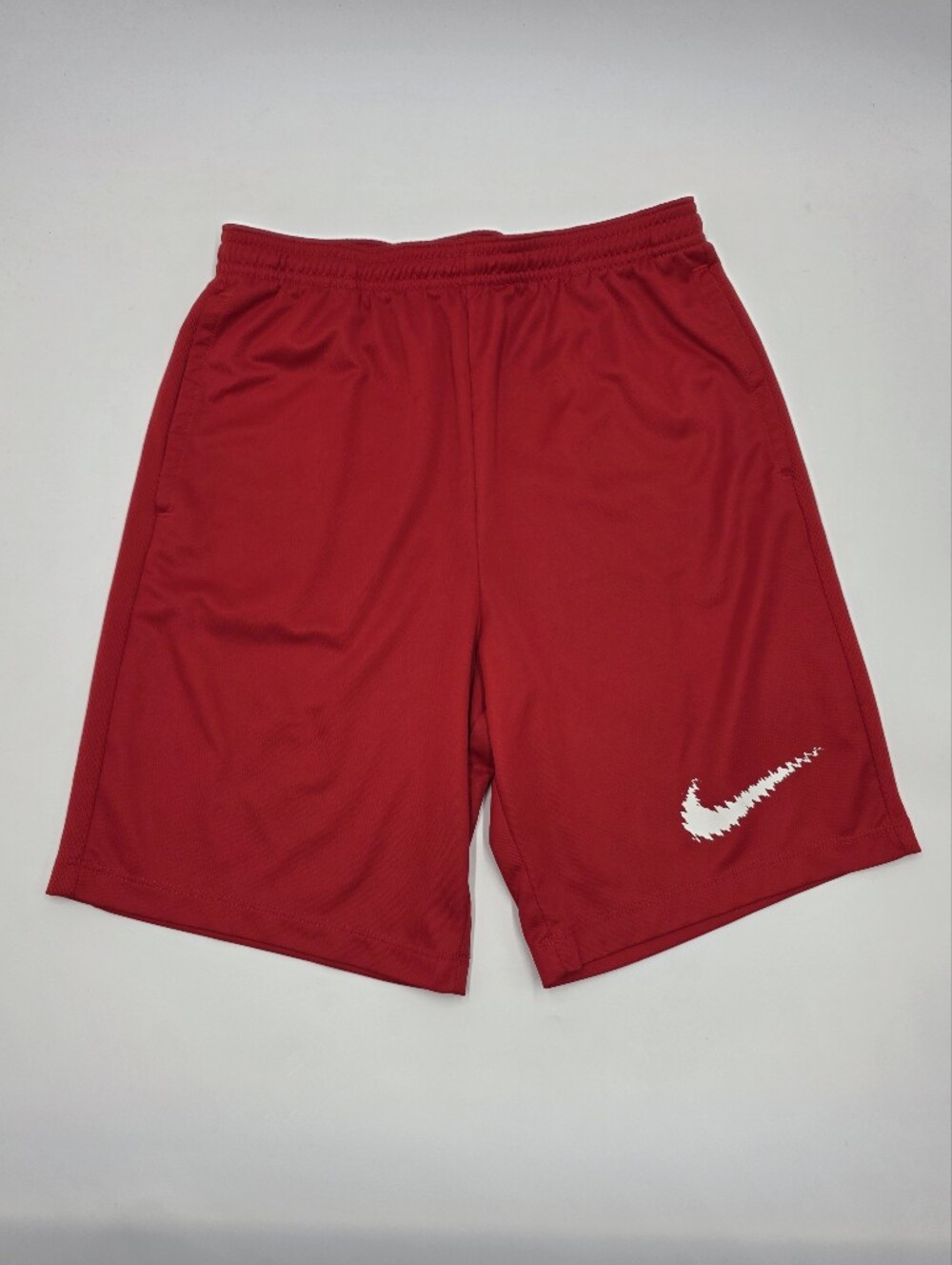 Nike boys' red athletic shorts size L